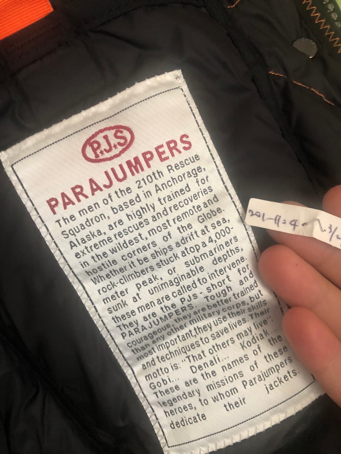 파라점퍼스 고비 23 fw s급 택,여분 마크,단추 보유 상품이미지4