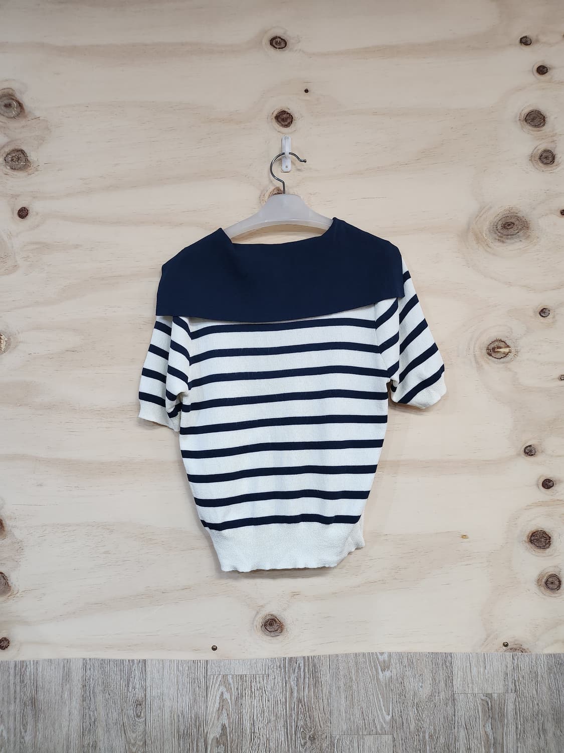 549) 마린룩 스트라이프 반팔 가디건 상품이미지2