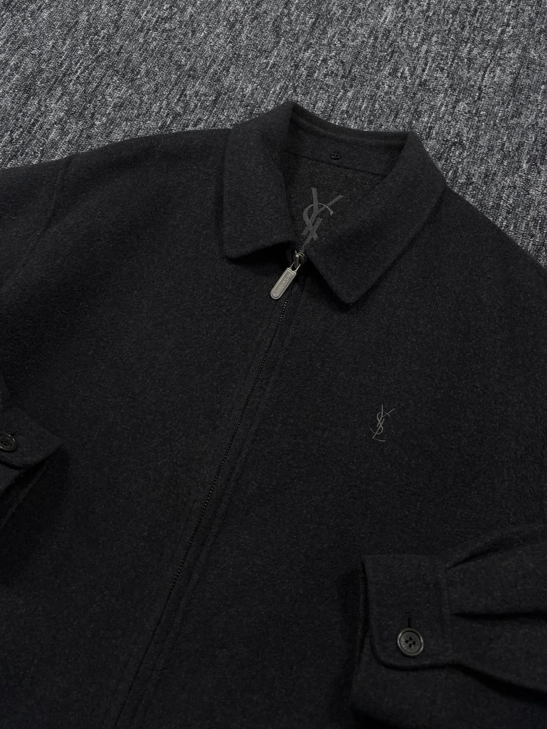 입생로랑 울 블루종 자켓 상품이미지4