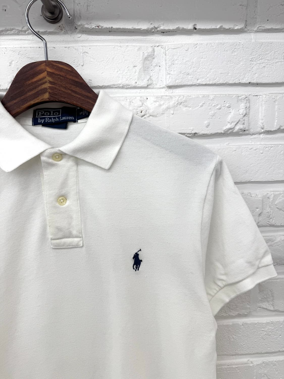 폴로 화이트 pk 반팔티셔츠 상품이미지4