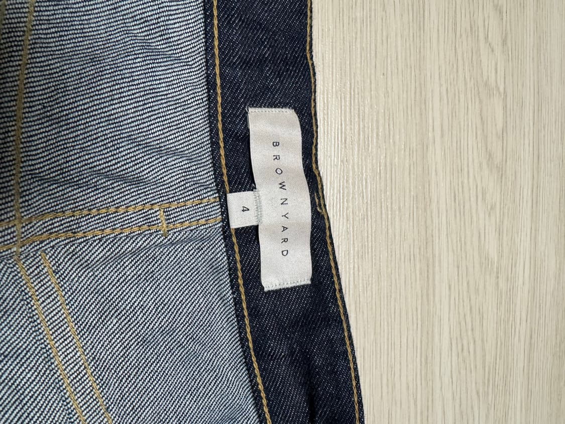 (택제거새상품) 브라운야드 생지 데님 상품이미지3