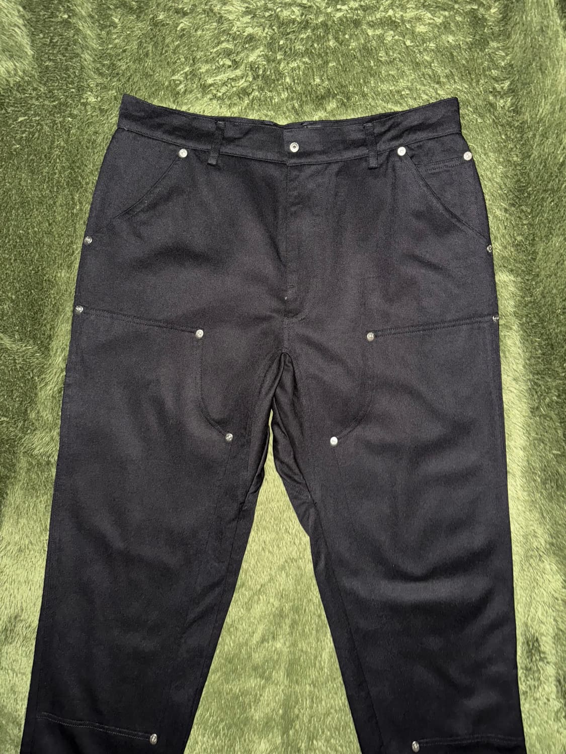 [M] IISE 이세 21fw 더블 프론트 워크 팬츠 블랙 상품이미지4
