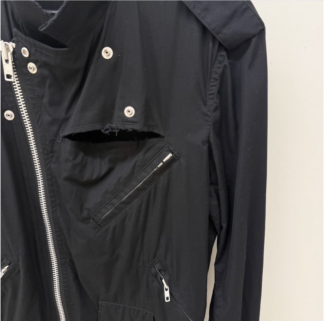 꼼데가르송 옴므플러스 코튼 라이더 자켓 상품이미지4