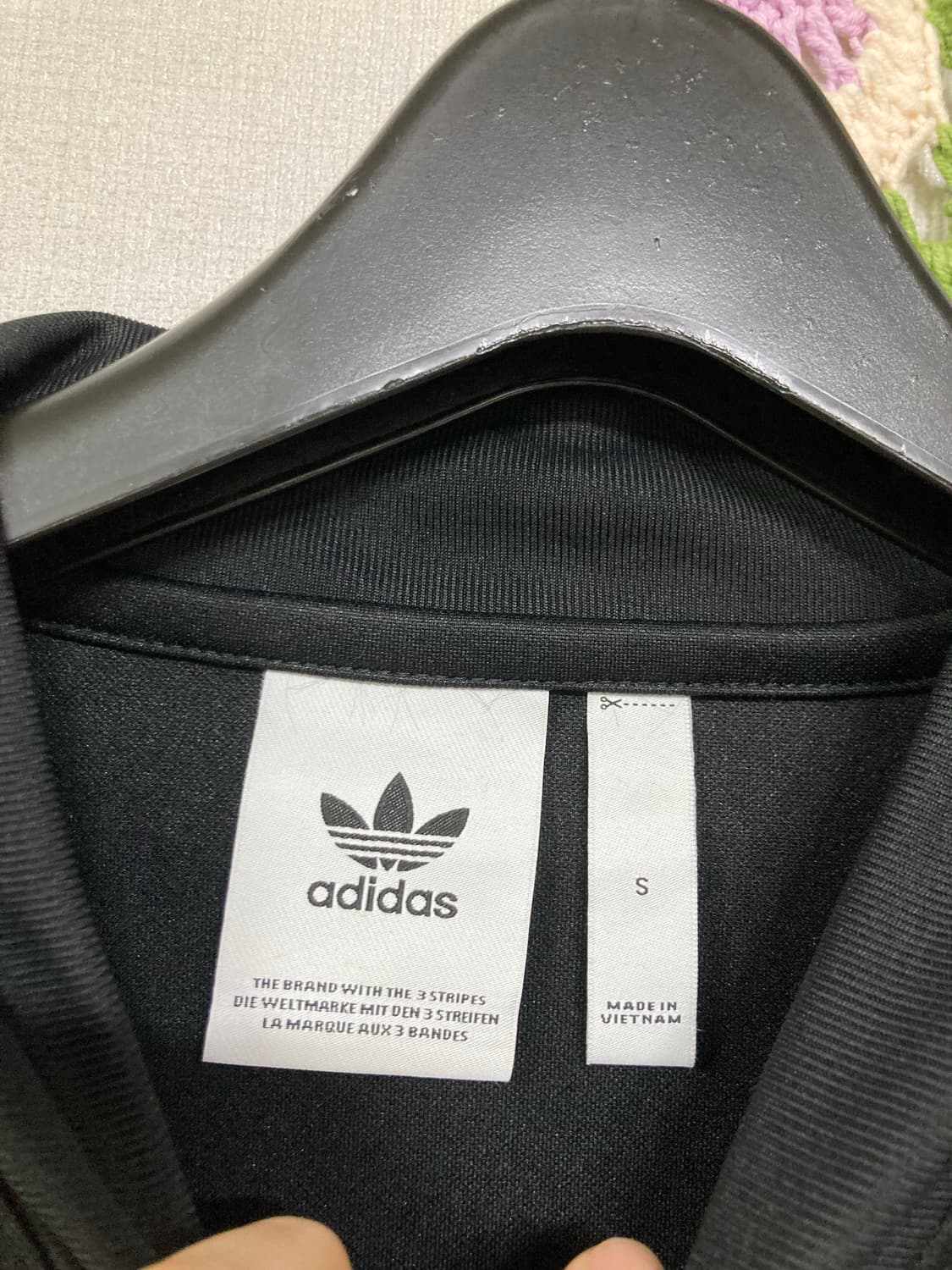아디다스 오리지널 남녀공용 브이넥 져지 피케 긴팔티셔츠 _ 블랙 상품이미지8