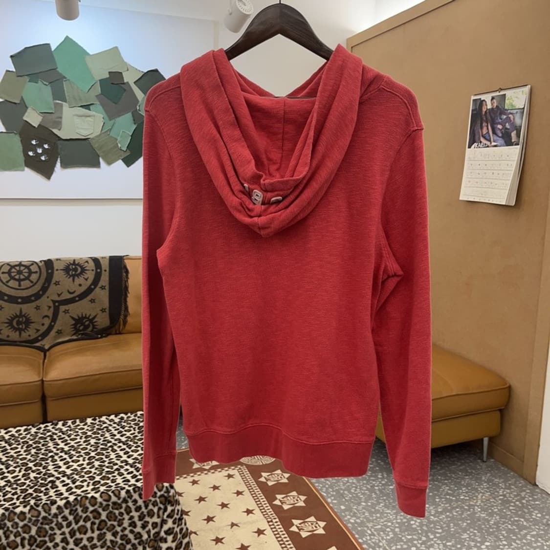 갭 레트로 00's Y2K 빈티지 코랄핑크 후드티 L C09188 상품이미지4