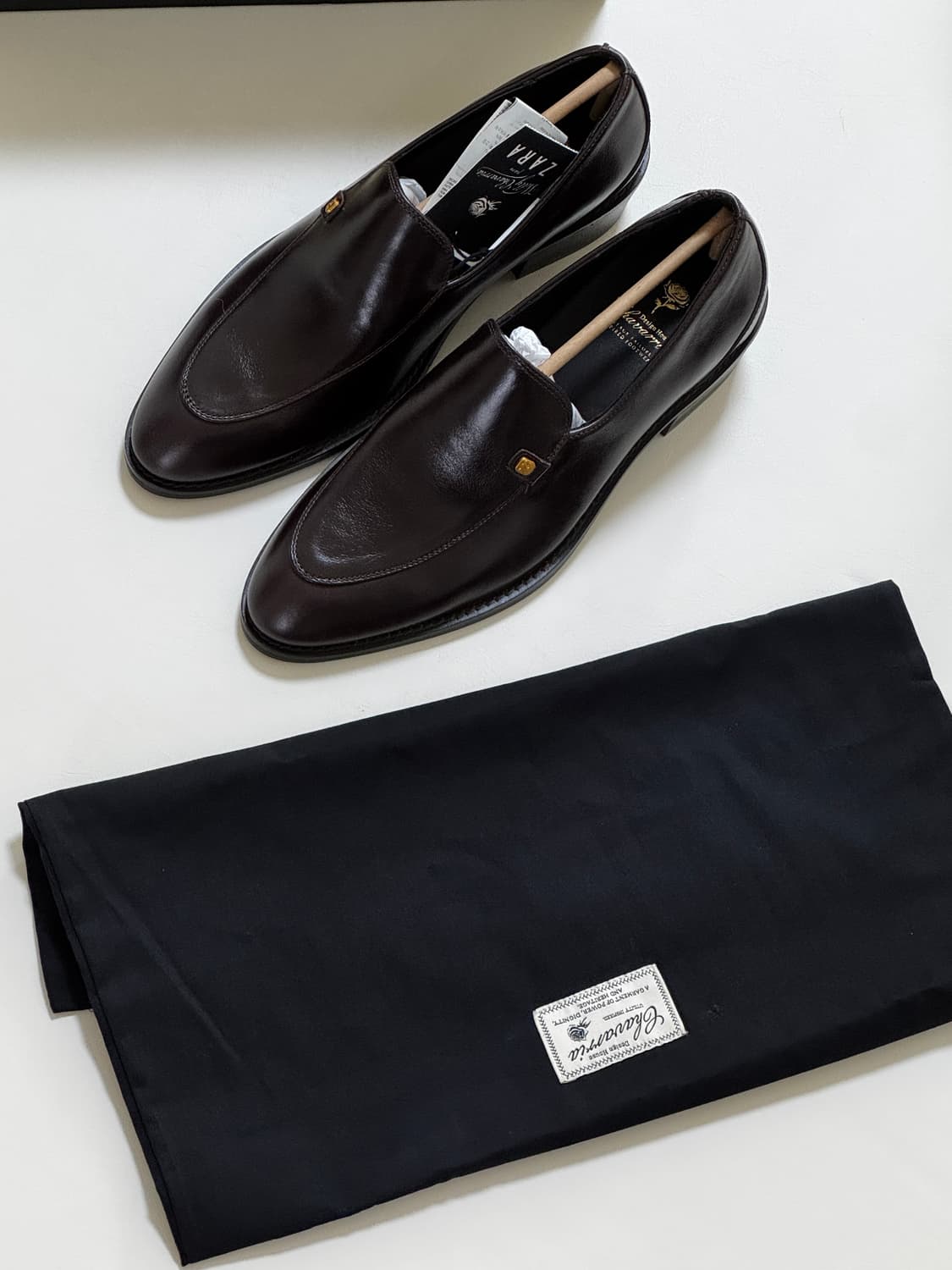 (255,290) 윌리차바리아 자라 브라운 로퍼 상품이미지1