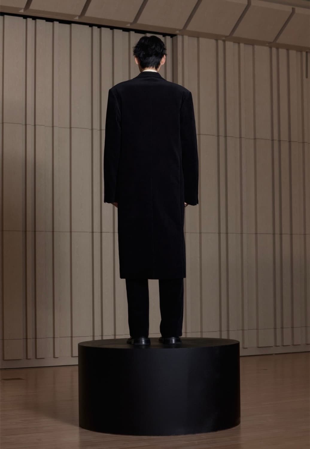 (m) STU classic coduroy coat black 상품이미지4