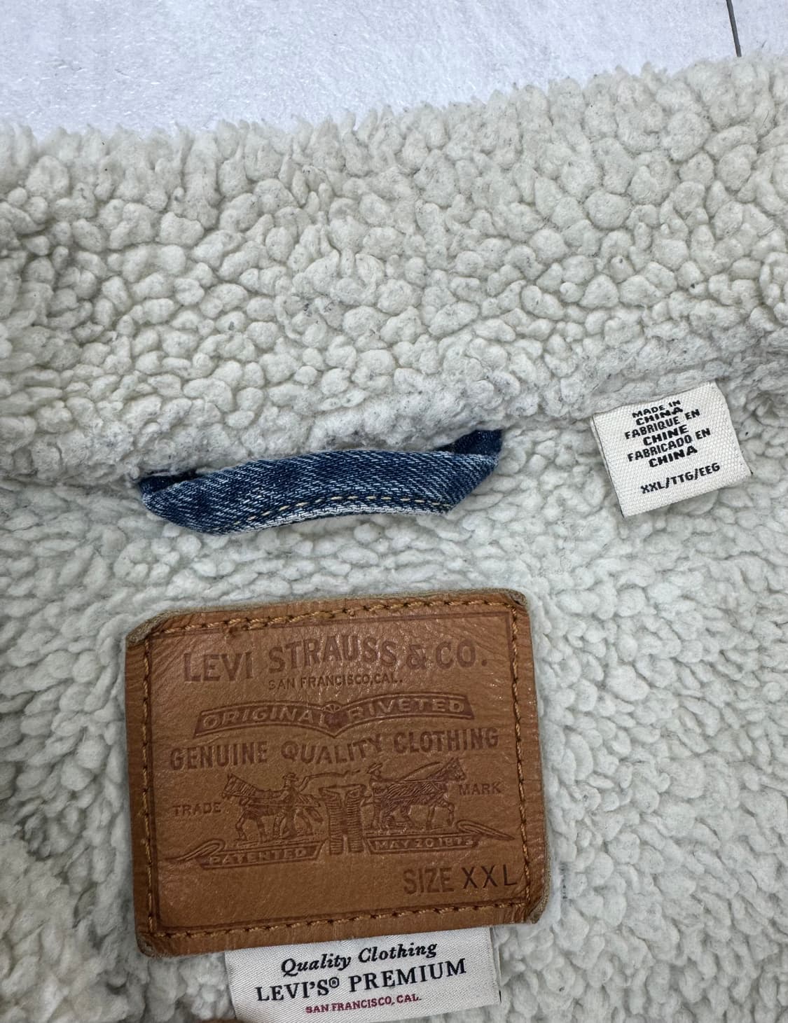 •Levi’s 프리미엄 쉐르파 데님자켓 상품이미지4