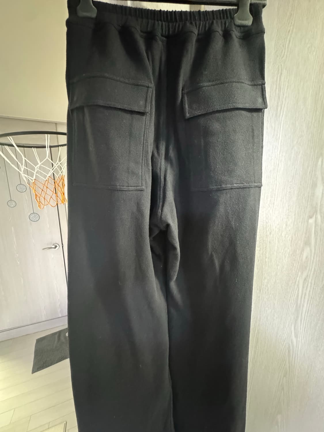 몽클레어 릭오웬스 블랙 코튼팬츠 L 상품이미지3