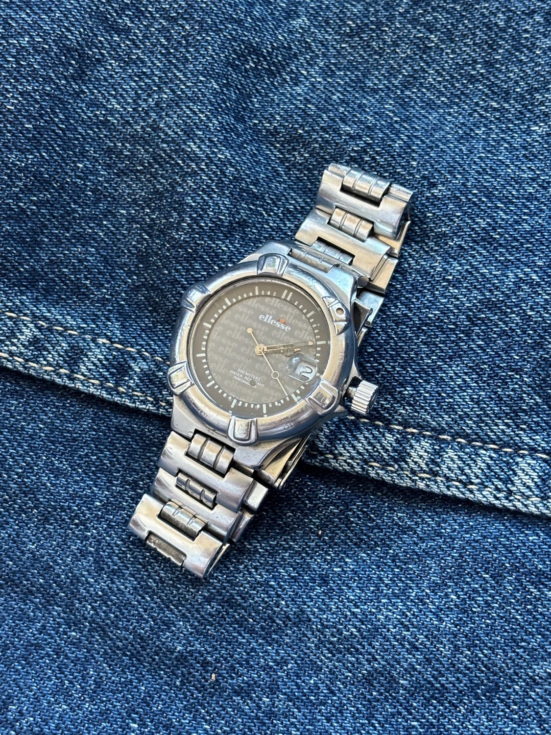 vintage ellesse metal watch 엘리쎄 상품이미지1