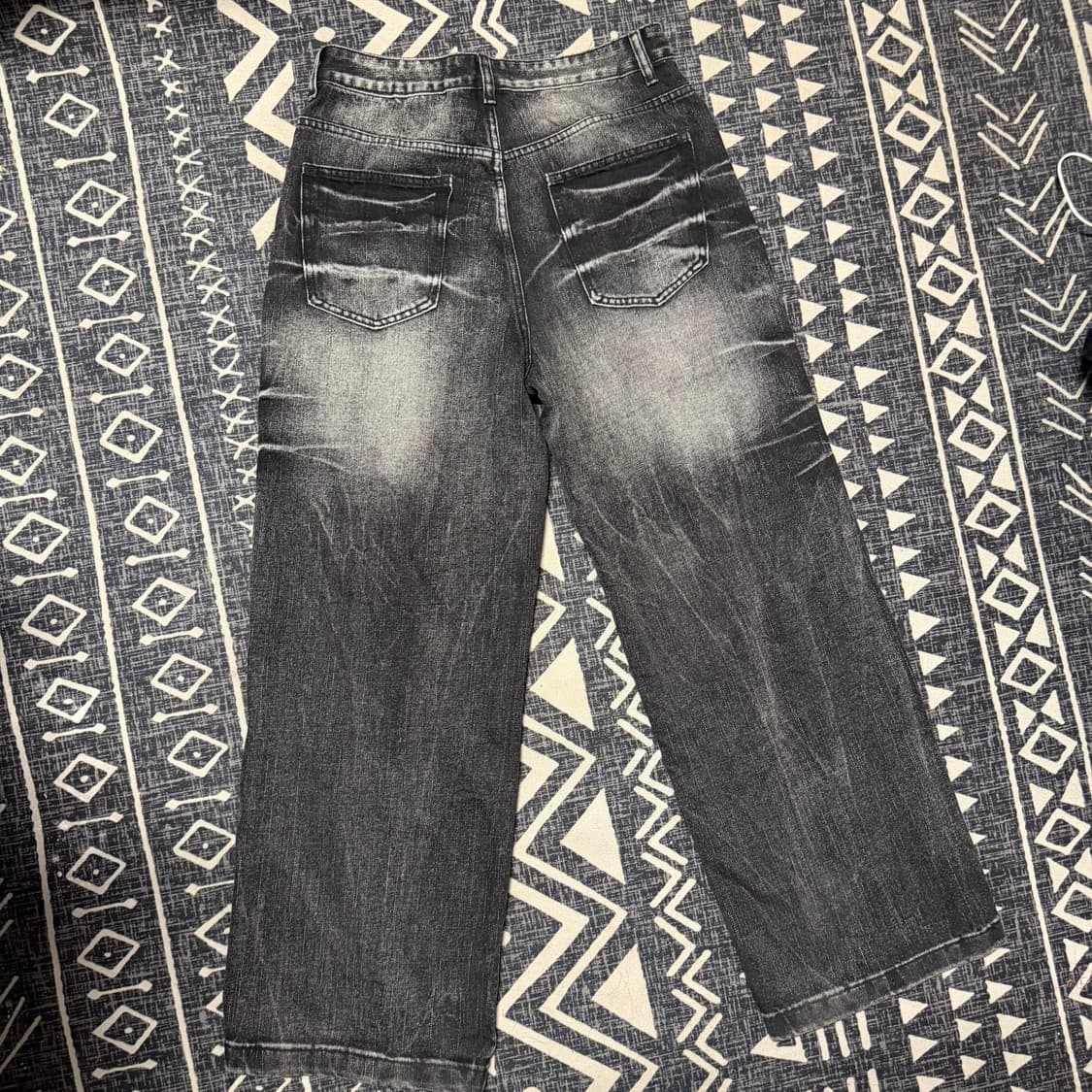 빈티지 워싱 와이드 데님 팬츠 상품이미지4