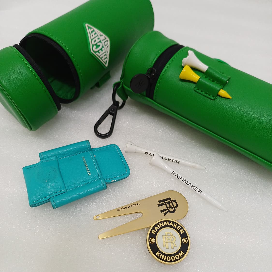 더카트골프 골프 볼 파우치 공 가방 2개+ 그린보수기 디봇툴 사랑봉봉 상품이미지3