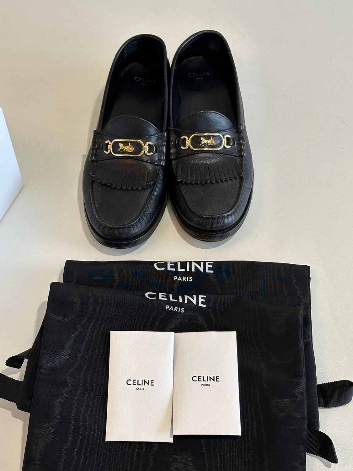 셀린느 설키 블랙 로퍼 38사이즈 상품이미지6