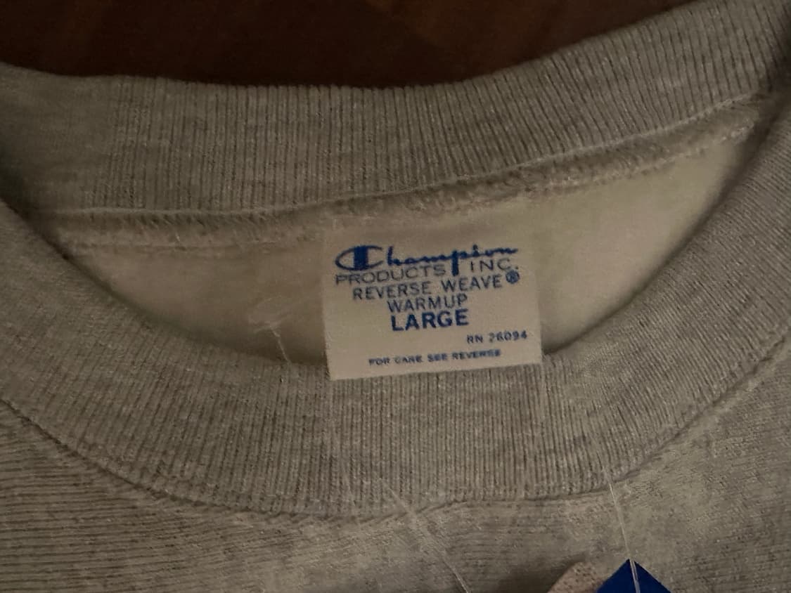 챔피온 리버스위브 맨투맨 라지 상품이미지2