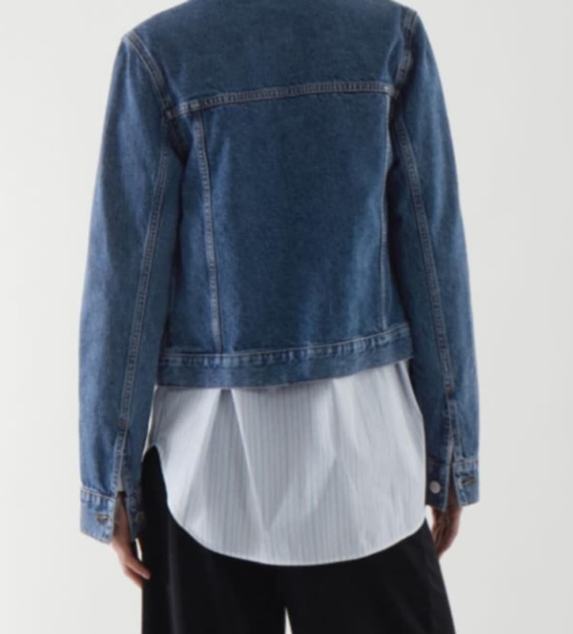 COS 코스 미디엄블루 청자켓 여성용 55 상품이미지9