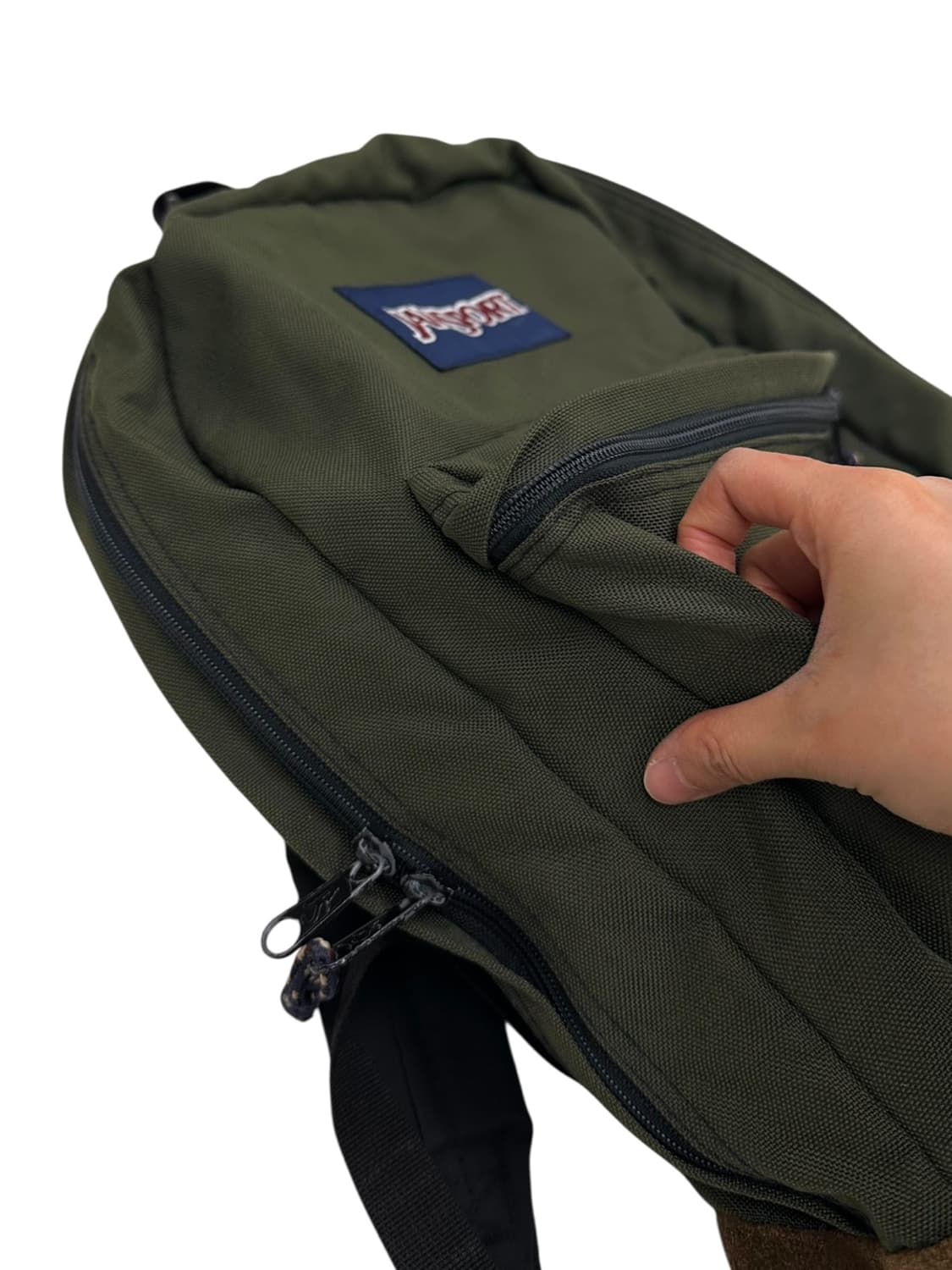 90s 잔스포츠 백팩 카키 상품이미지5