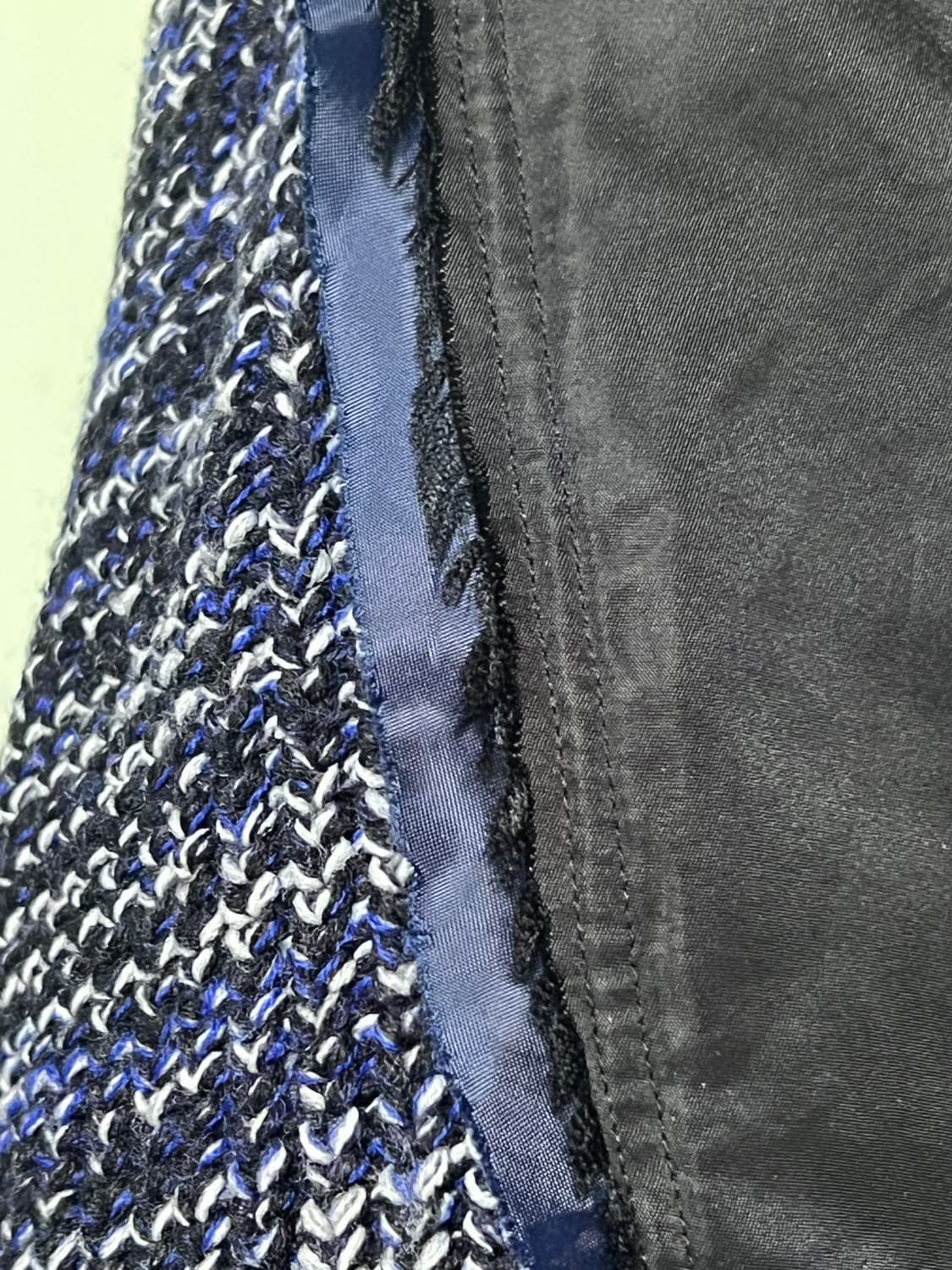 RSSC 알에스에스씨 니트 믹스드 MA-1 점퍼 블랙 1사이즈 상품이미지8