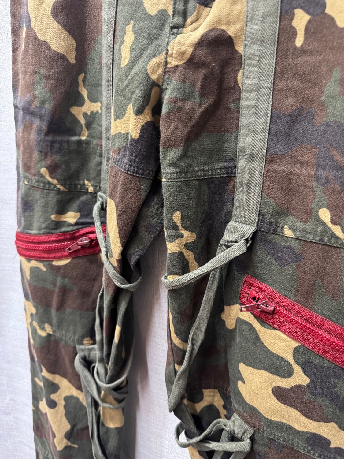 희귀/이태리 D&G 본디지 카고 카모 패턴 팬츠27-28 상품이미지2