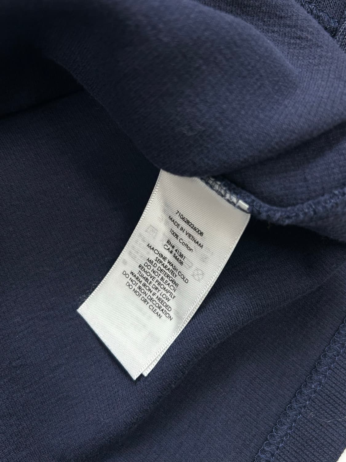 폴로 랄프로렌 네이비 니트 하프집업 L 상품이미지8