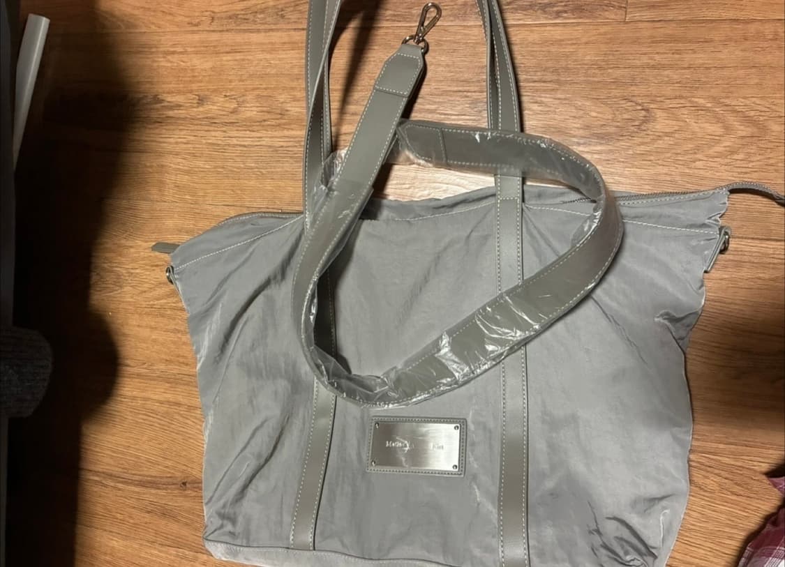 마뗑킴 빅 쇼퍼백 다크그레이 상품이미지6