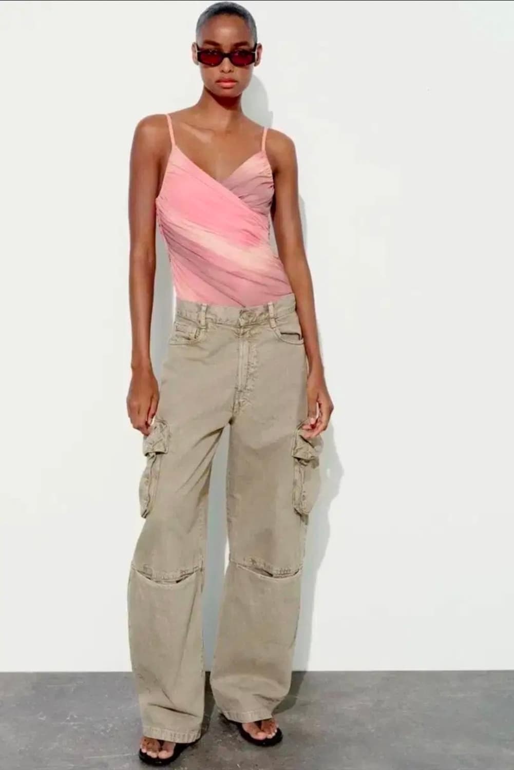 새상품 자라 zara bodysuit 바디수트 바디프로필의상 M 상품이미지1