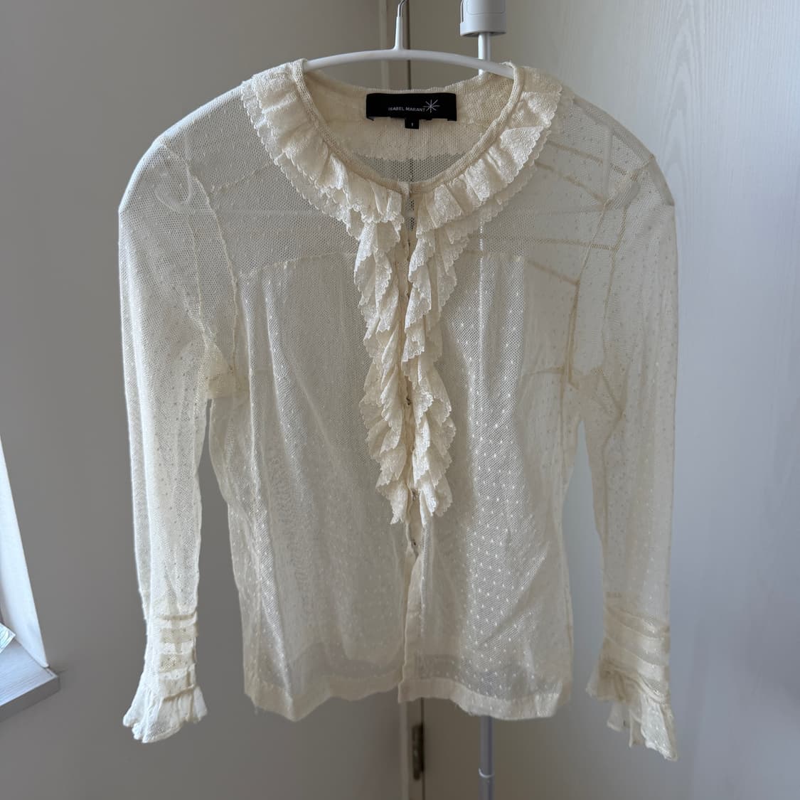 Isabel Marant 이자벨 마랑 도트 시스루 블라우스 상품이미지5