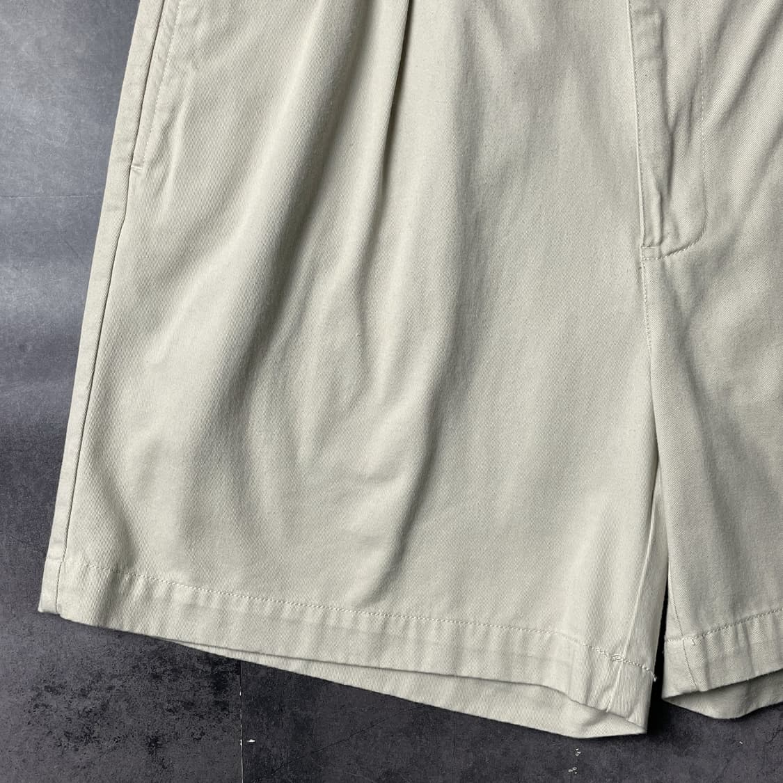 RALPH LAUREN 랄프로렌 아이보리 핀턱 코튼 하프팬츠 A01044 상품이미지4