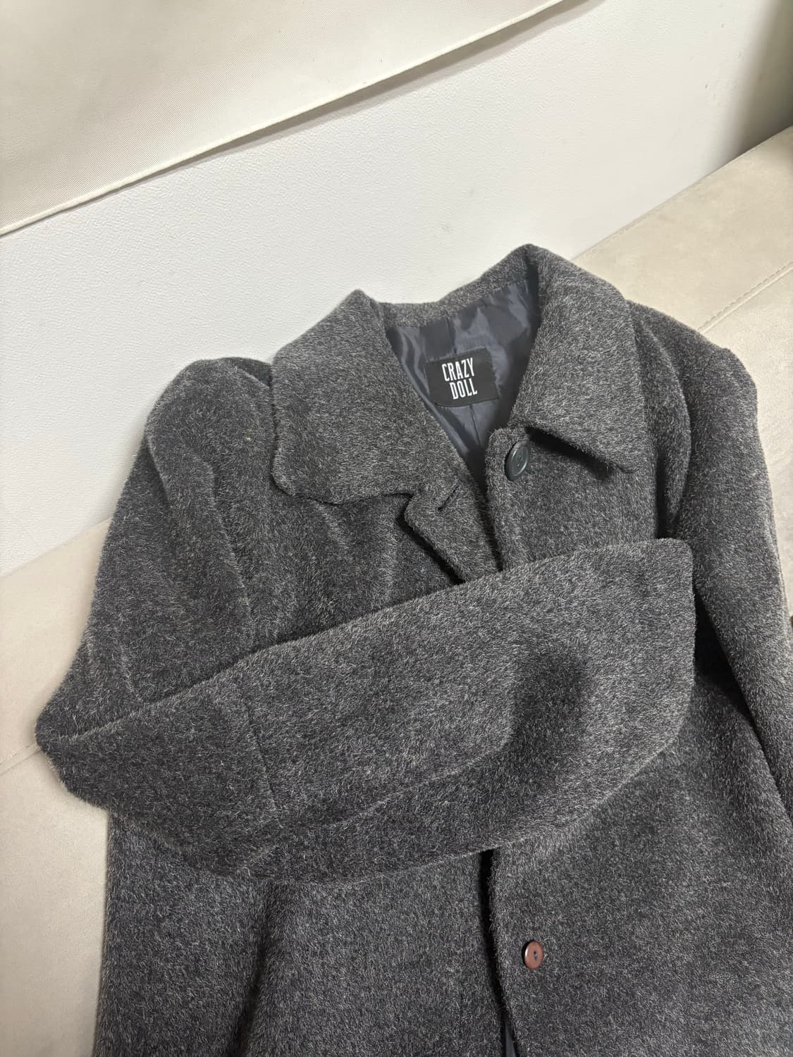 울&모헤어 맥코트 그레이 상품이미지5