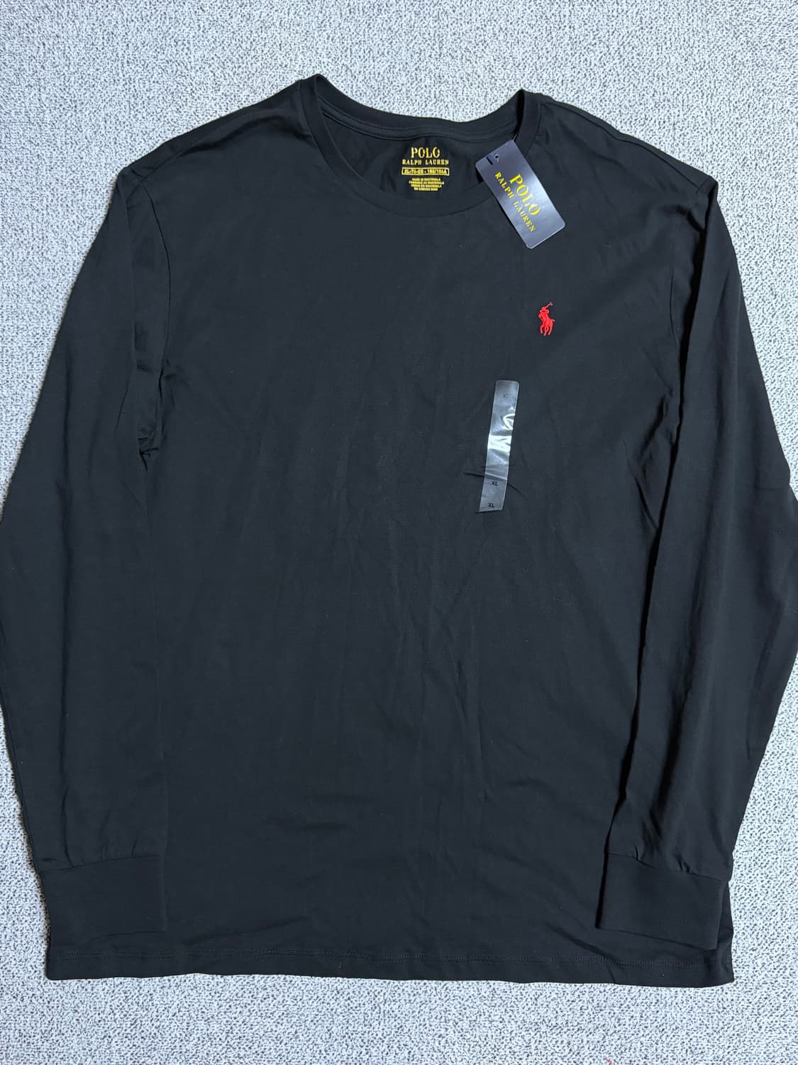 폴로 랄프로렌 롱슬리브 블랙 (새상품) 상품이미지2