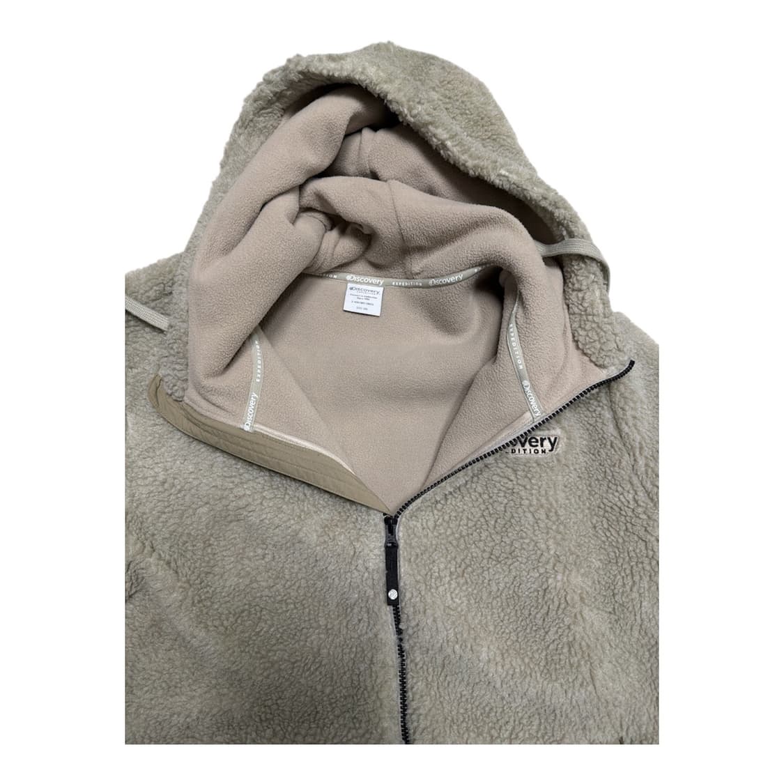 디스커버리 뽀글이 후드집업 상품이미지3