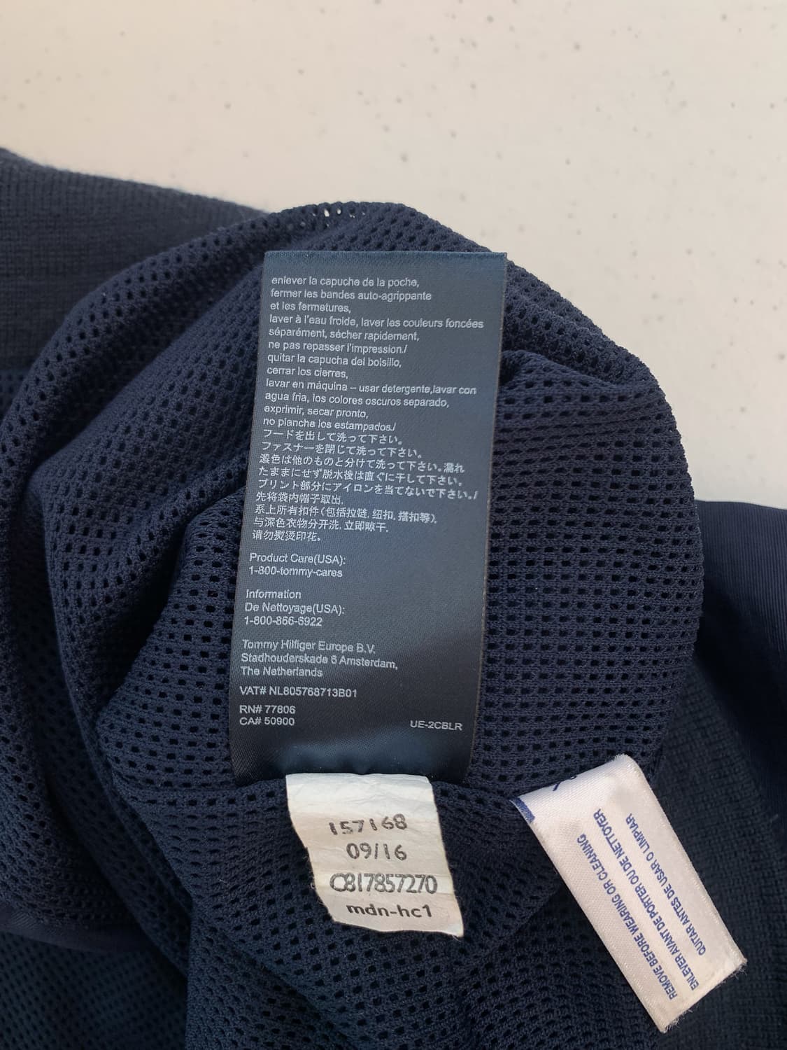 100-105 타미힐피거 블루종 바람막이 자켓 상품이미지8