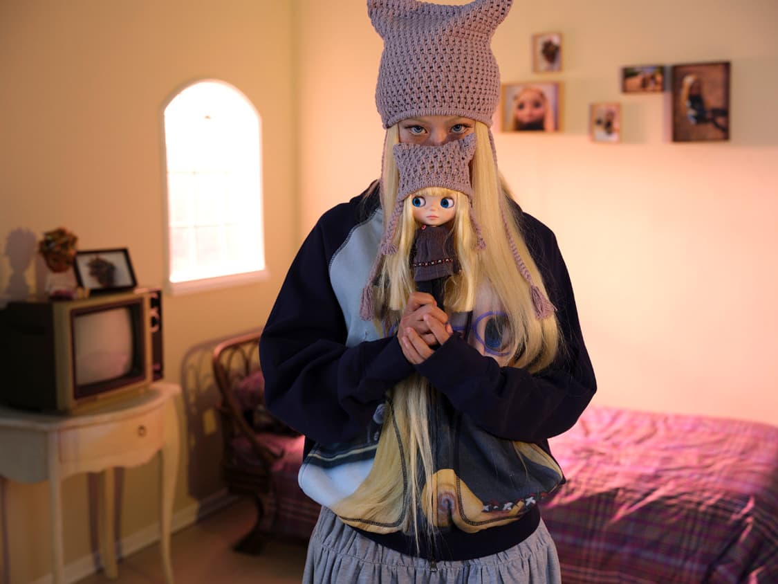 코이세이오 X 브라이스 캣 트와인 비니 애쉬 핑크 상품이미지2