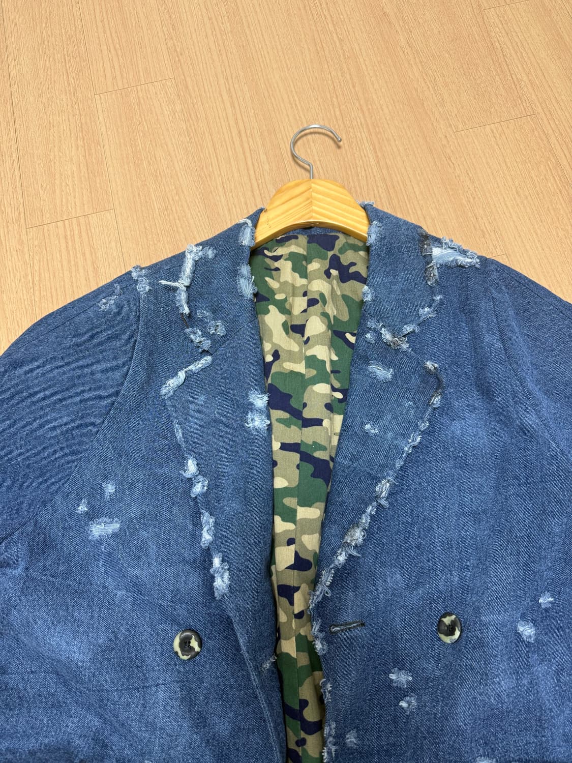 빈티지 데님 코트 상품이미지8