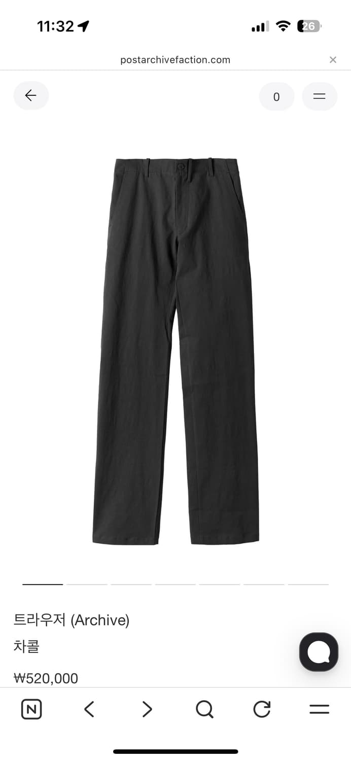 포스트아카이브팩션 트라우저 S 상품이미지1