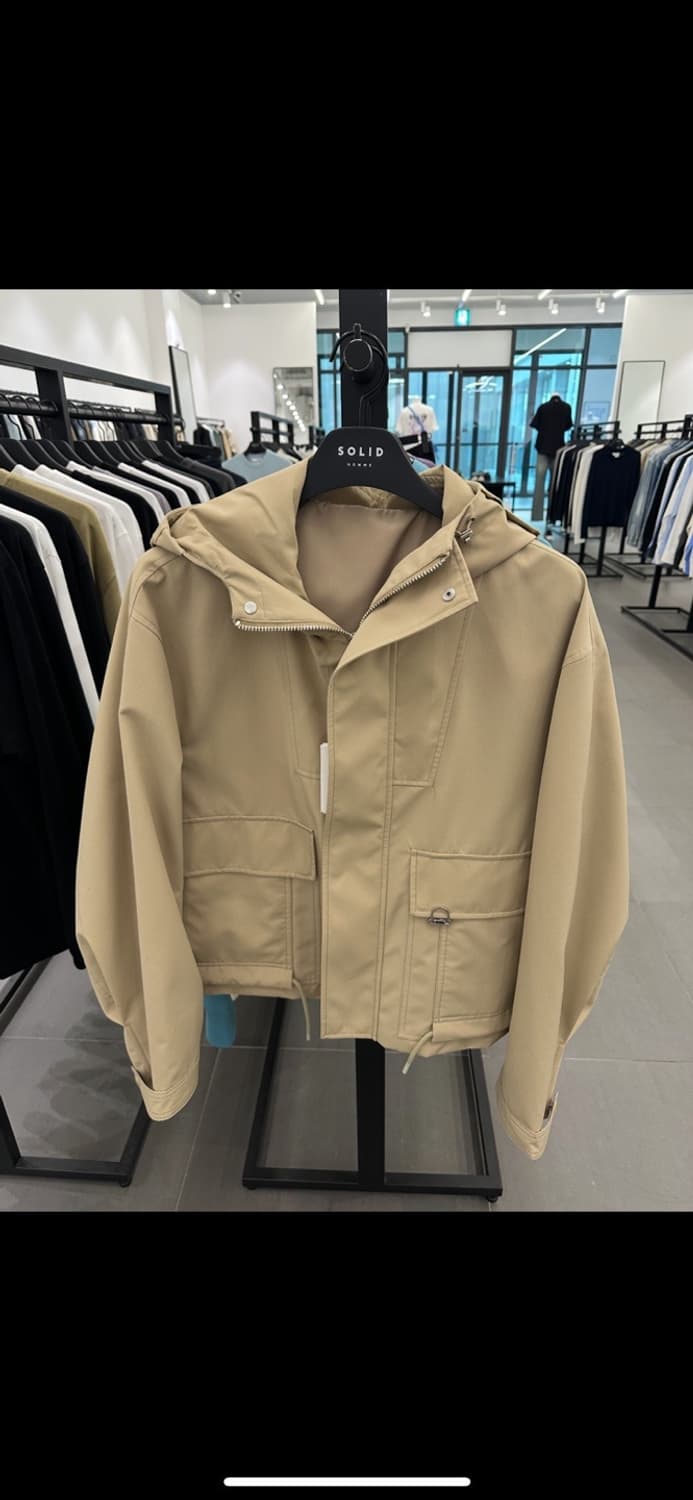 (새상품) 솔리드옴므 24ss 쉘파카 (50 / 105사이즈) 상품이미지1