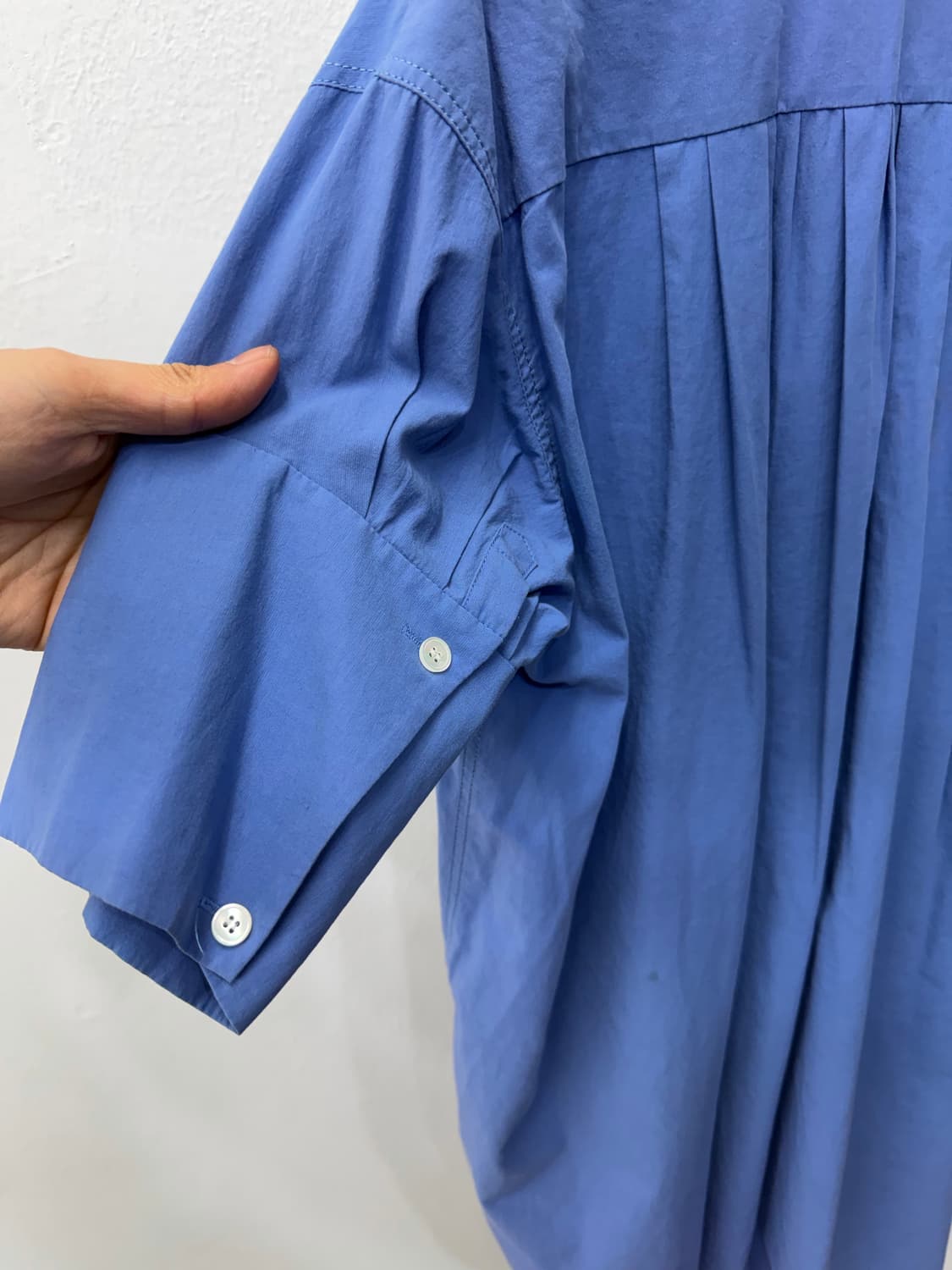 정품) TIME 타임 한섬 여성 블루셔츠 자켓 82 상품이미지6