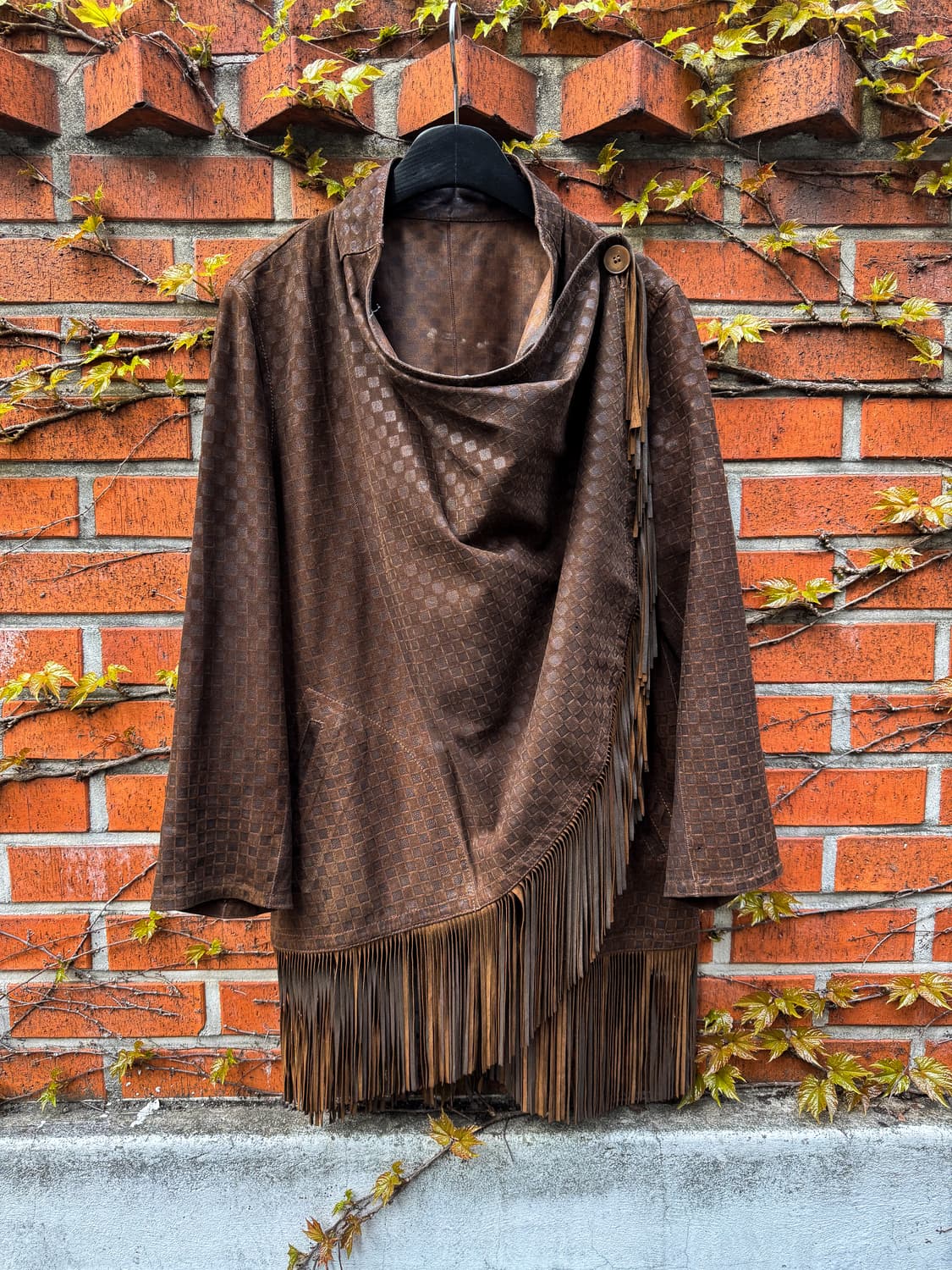 Vintage Reversible Leather Fringe Cort 상품이미지5