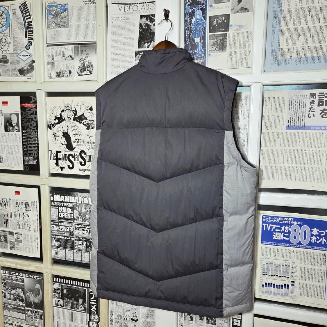 나이키 그레이 덕다운 패딩 베스트 상품이미지6
