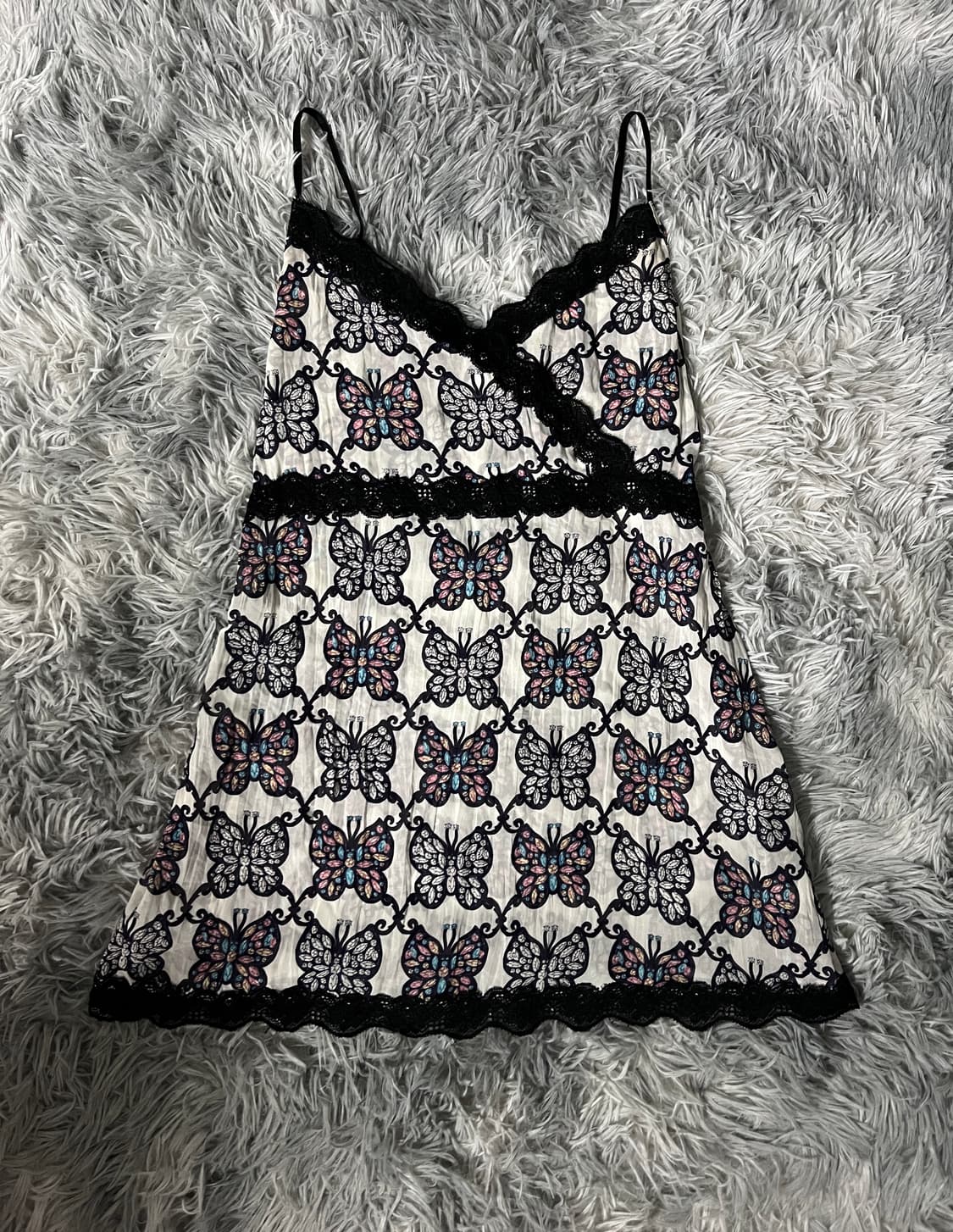 안나수이 나비 블랙 레이스 오리엔탈 레이어드 슬리브리스 상품이미지7