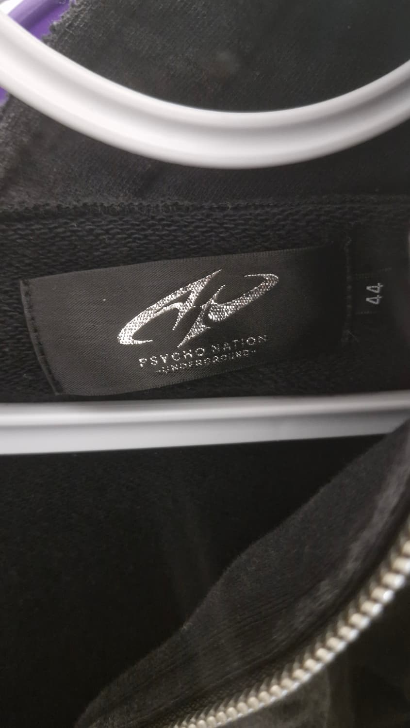 사이코네이션 스트릿 차콜 블랙 후드집업 (M) 상품이미지3