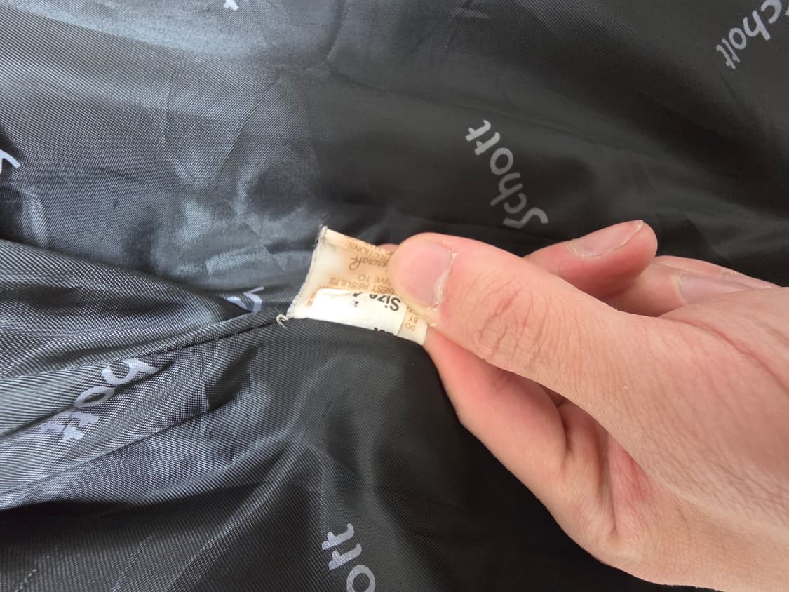 Schott 쇼트 가죽자켓 상품이미지4