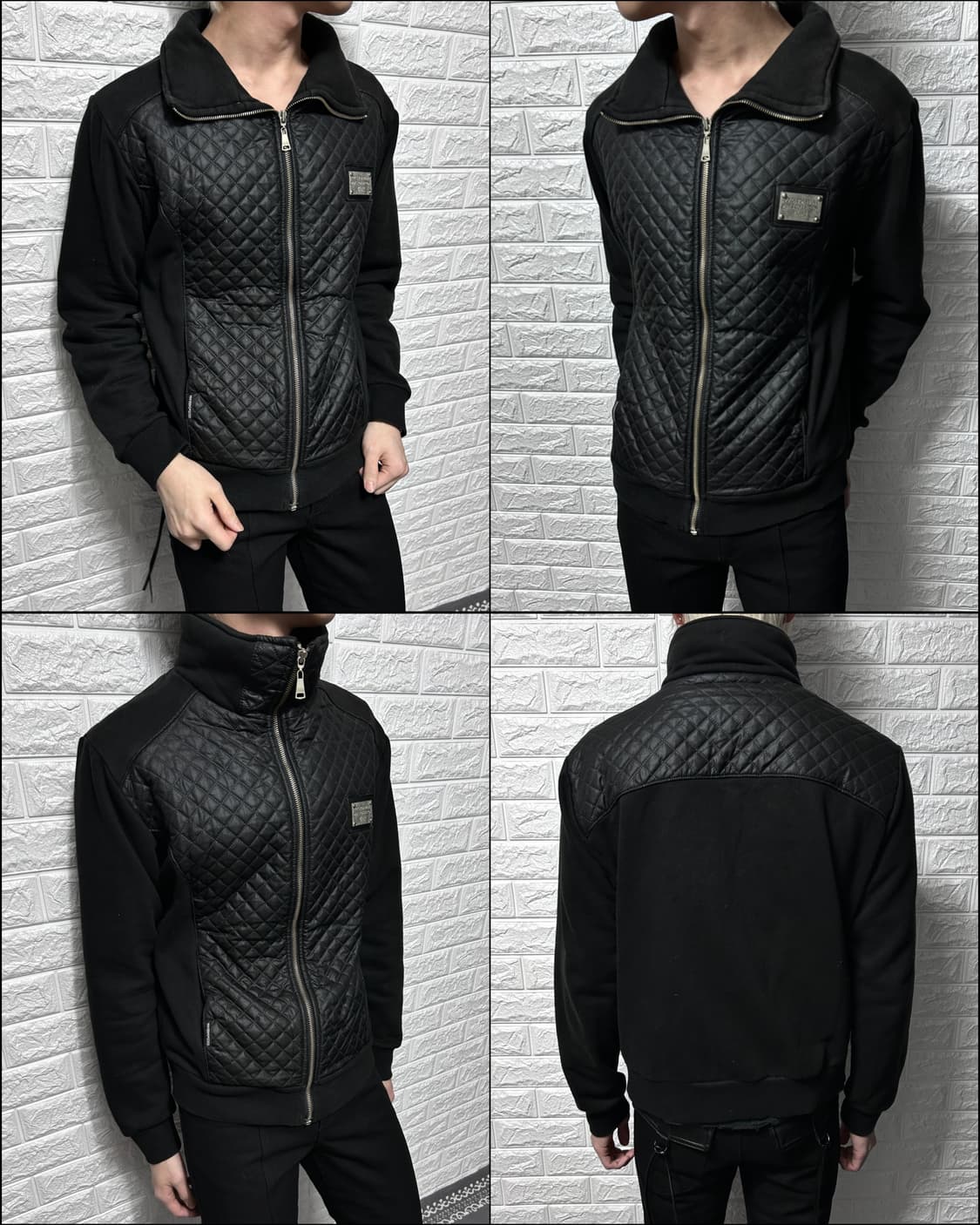 돌체앤가바나 퀼티드 판넬 에디션 집업 상품이미지1