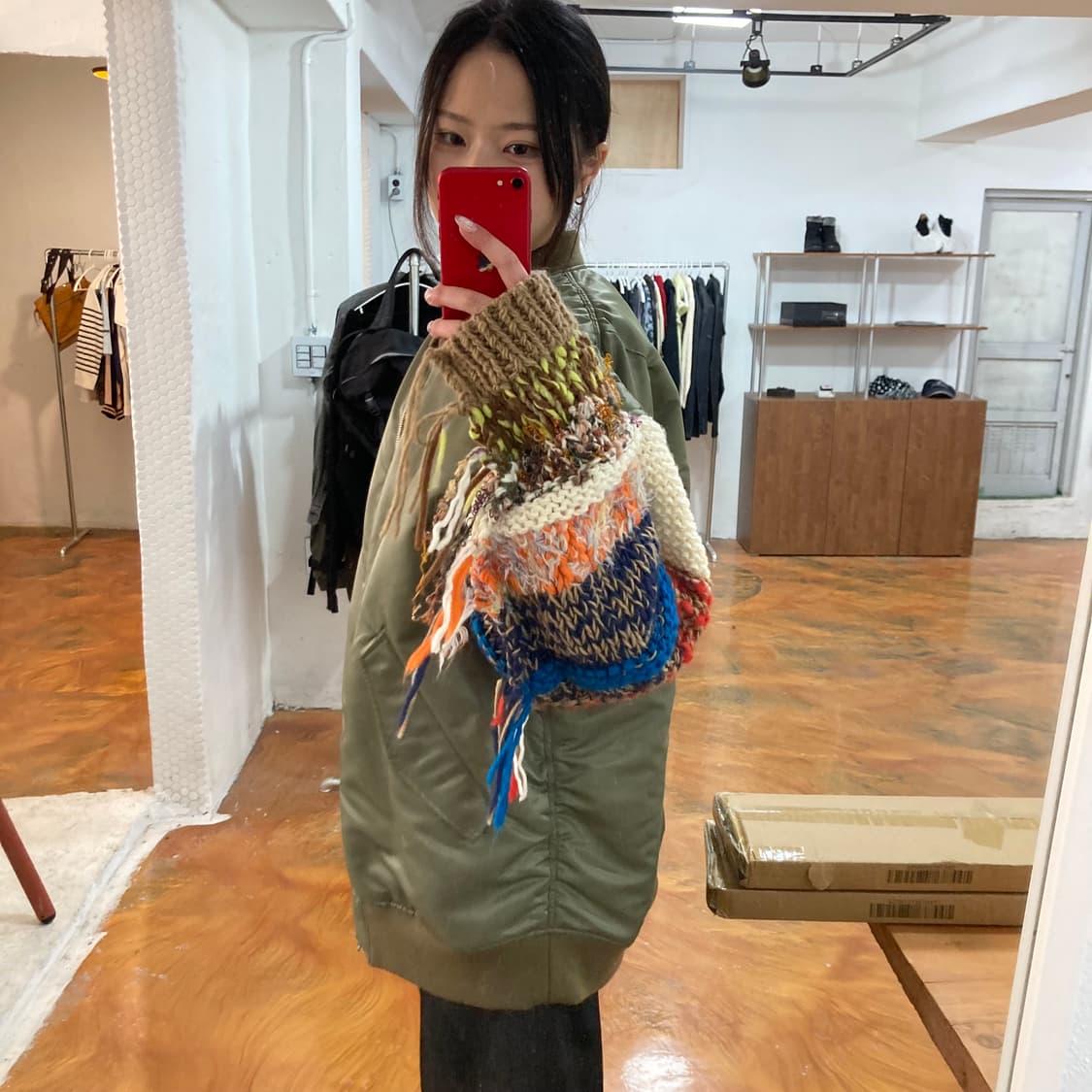 디스커버드 프린지 디테일 MA-1 항공점퍼 상품이미지4