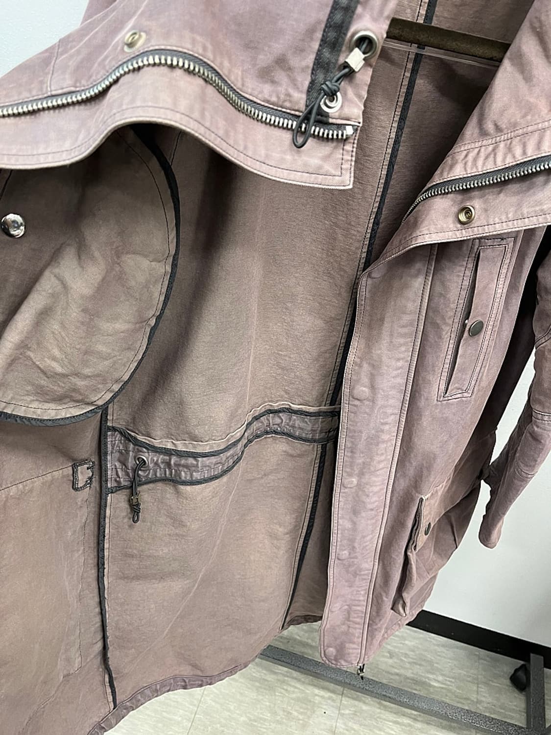 95) 디젤 빈티지워싱 야상코트  상품이미지5