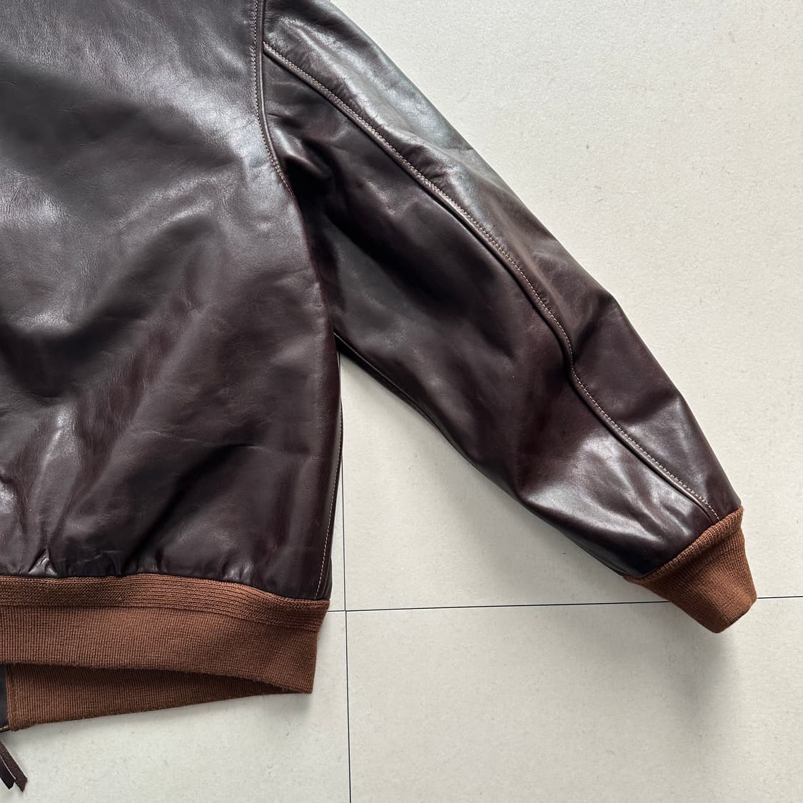 [일본생산] 나카타쇼텐 A-2 말가죽 플라이트 자켓 TALON지퍼  상품이미지9