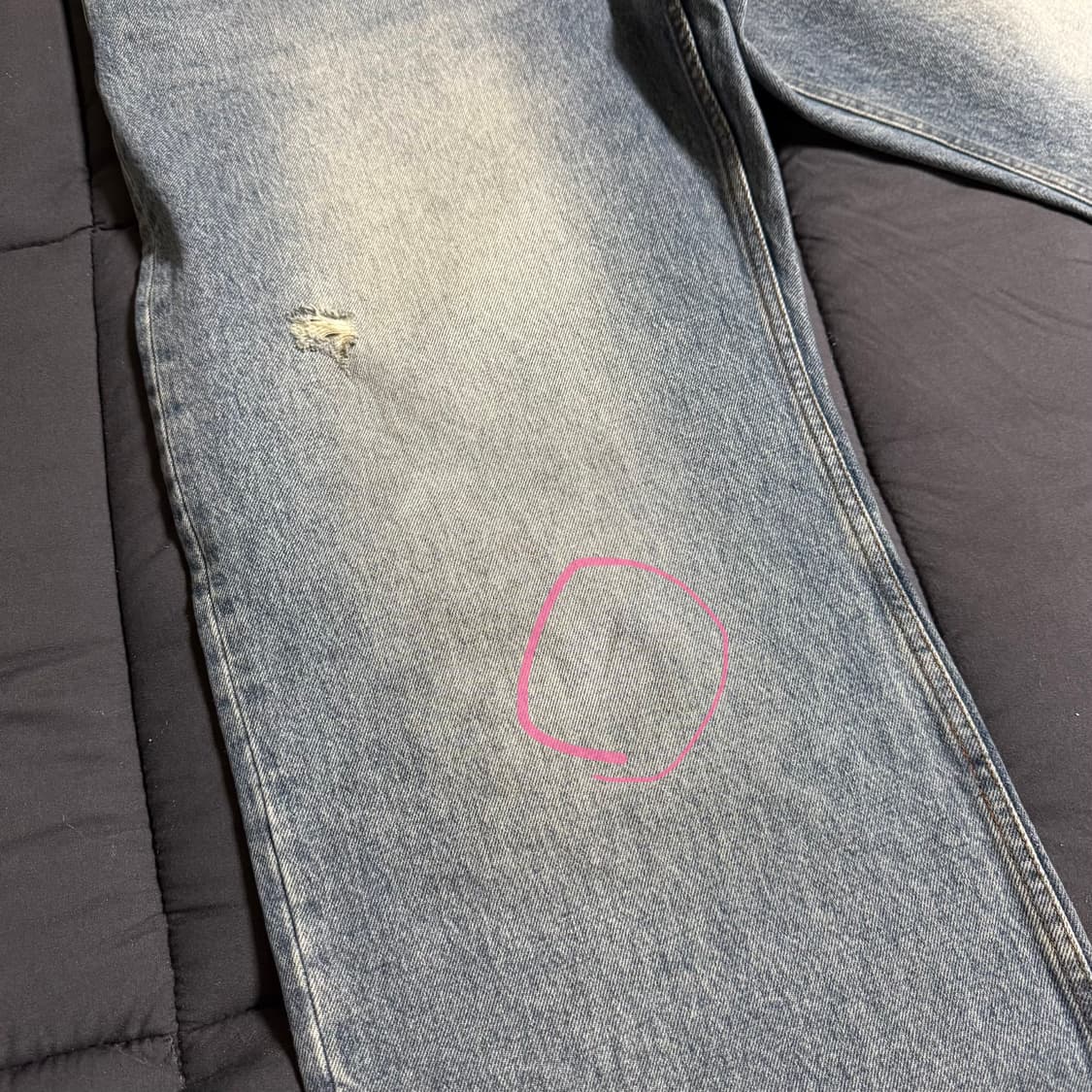 28) 벨리에 트루와이드 데님 빈티지 인디고 상품이미지5