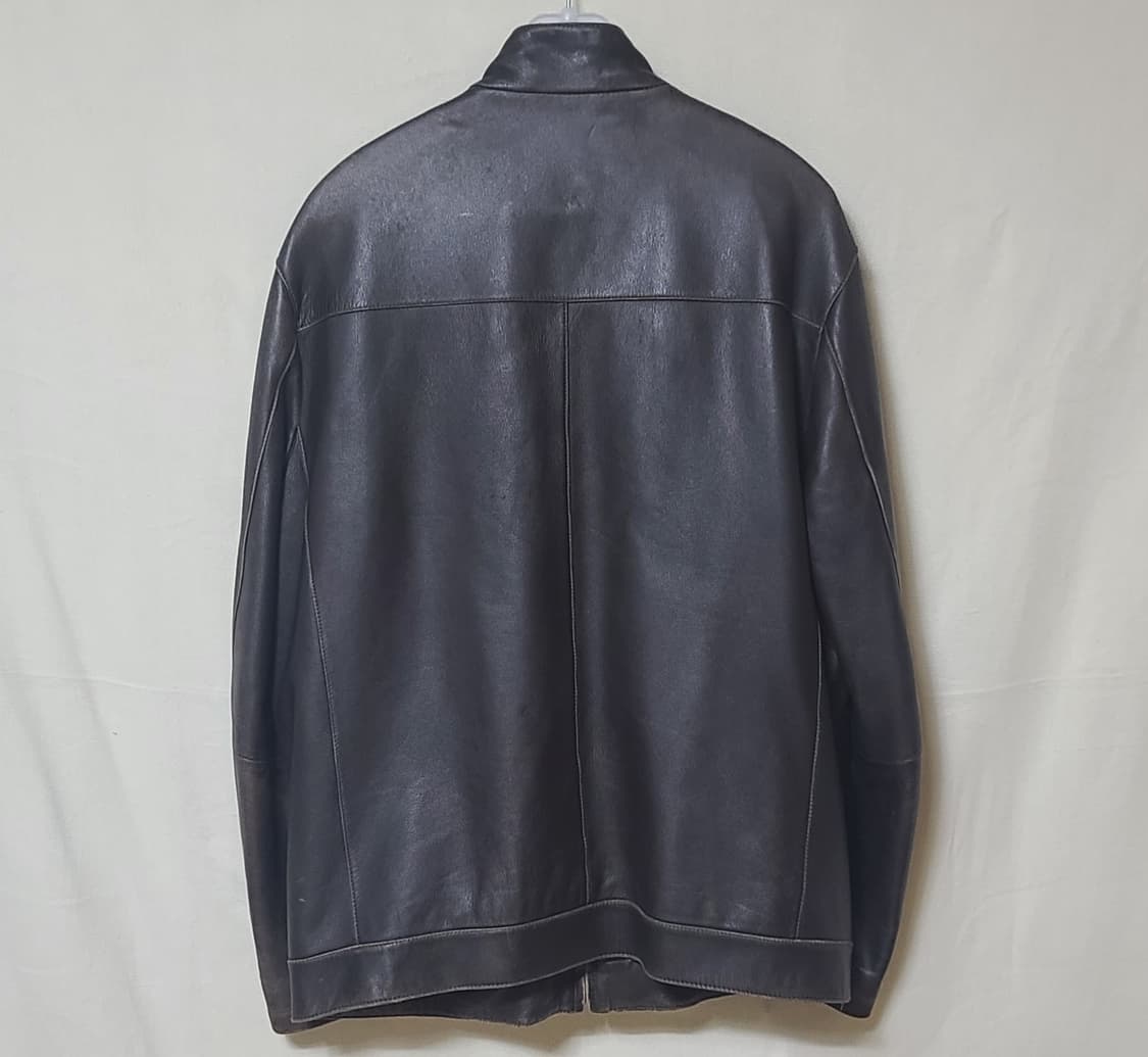 90s LANZI 클래식 진브라운 빈티지 양가죽자켓 상품이미지3