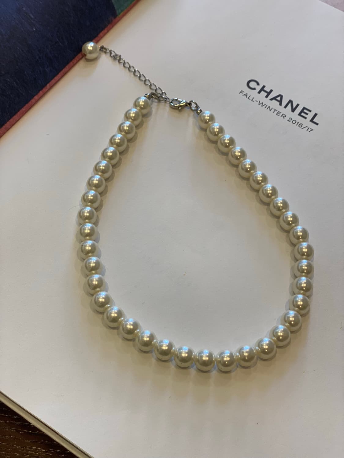 빈티지 모조진주 목걸이 상품이미지3