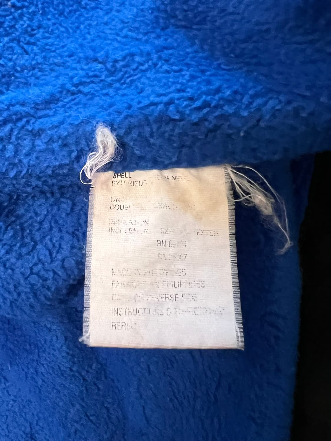 90's [L] 콜롬비아 빈티지 블랙 플리스 라이닝 자켓 상품이미지10