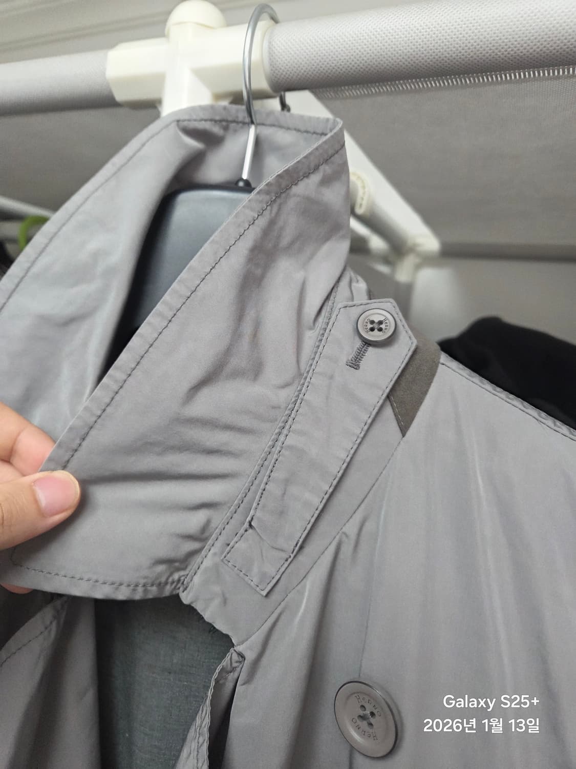 에르노 남성 트렌치코트 그레이 50사이즈 상품이미지8